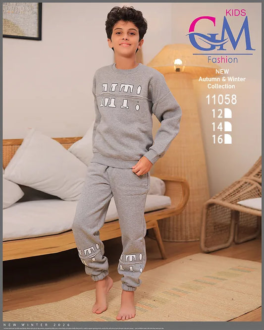 ترنج أولادي ميلتون قطن شتوي – موديل 11058