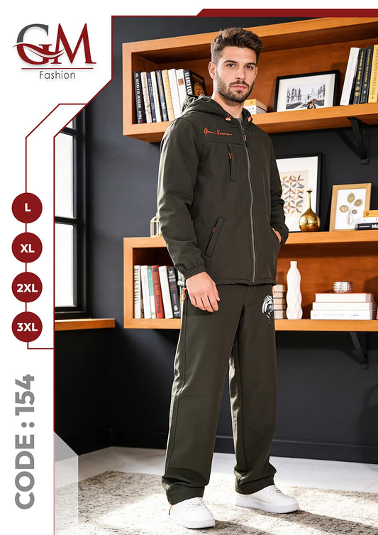 ترنج رجالى شتوى هودى - موديل 154 - GM Fashion