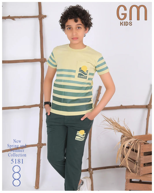ترينج أولادي صيفي قطن – موديل 5181 من GM Kids