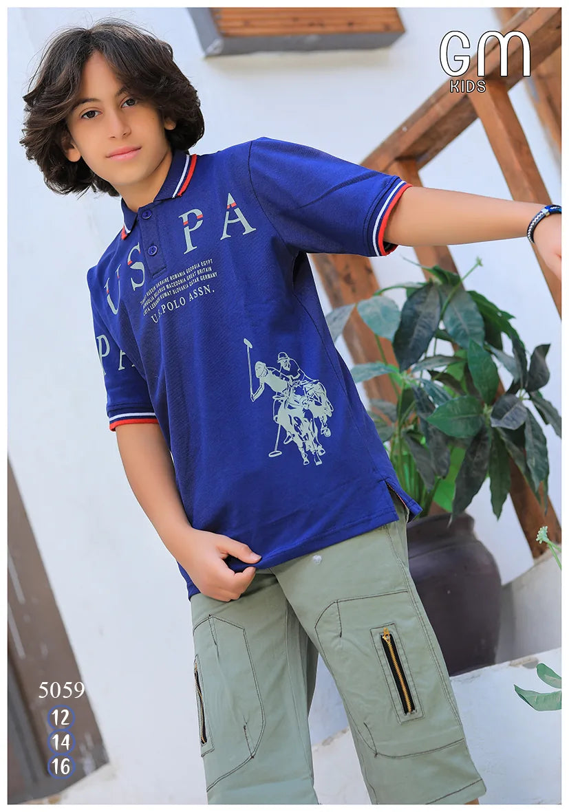 ترنج ولادي صيفي قطن – موديل 5059 من GM Kids