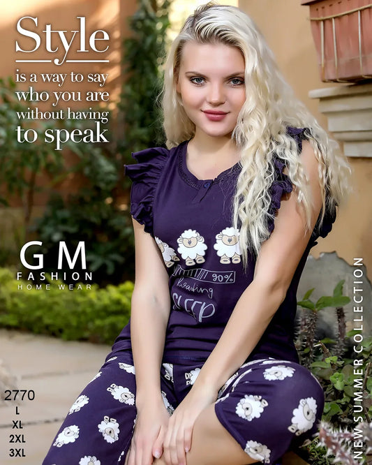 أفضل بيجامات قطن صيفي 2025 – راحة وأناقة مع GM Fashion