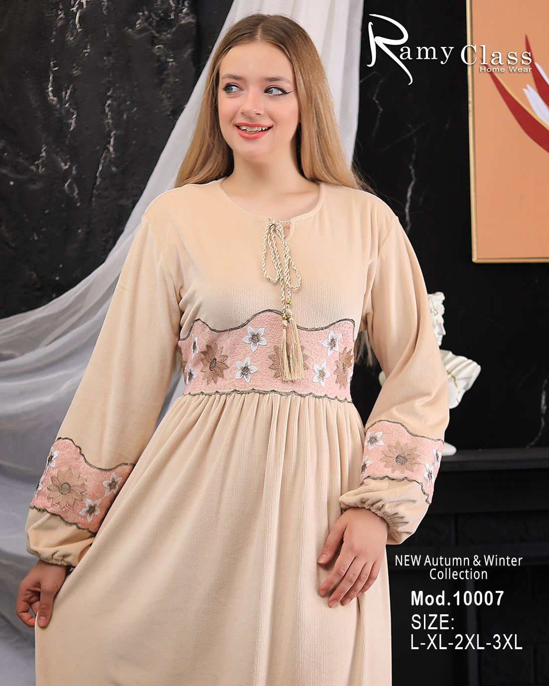 جلابيات شتوي نسائية – موديلات جديدة 2026 | Ramy Class