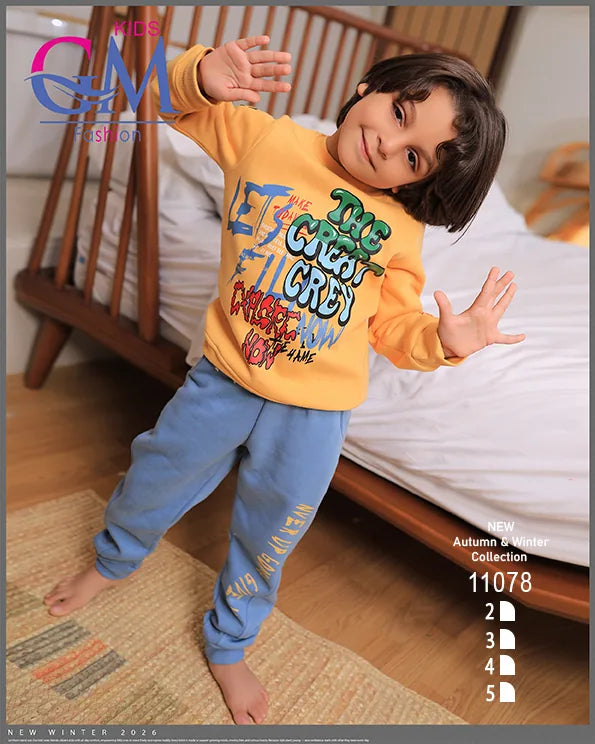 ترنج شتوي أولادي ميلتون – موديل 11078 | GM Kids