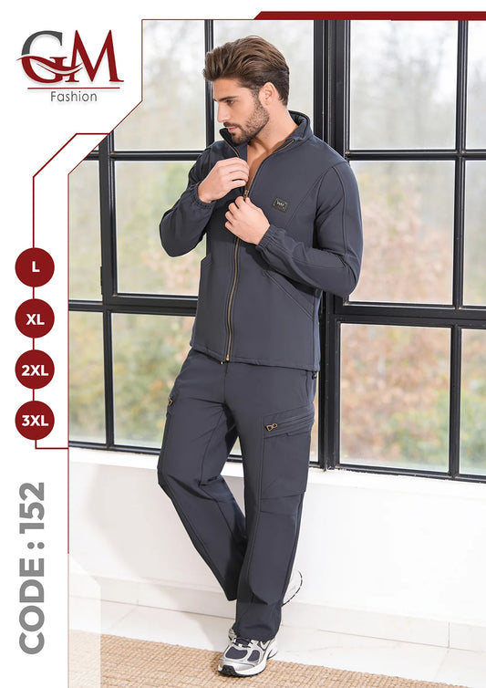 ترنج رجالى شتوى هودى - موديل 152- GM Fashion