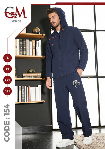 ترنج رجالى شتوى هودى - موديل 154 - GM Fashion