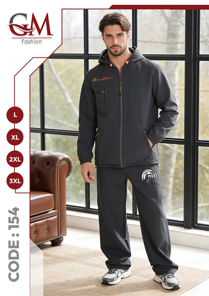 ترنج رجالى شتوى هودى - موديل 154 - GM Fashion