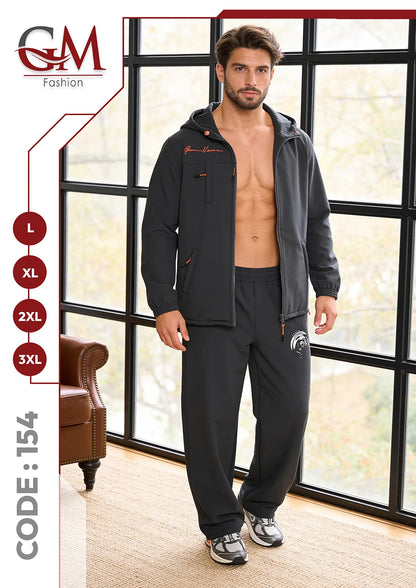 ترنج رجالى شتوى هودى - موديل 154 - GM Fashion