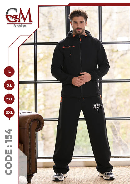 ترنج رجالى شتوى هودى - موديل 154 - GM Fashion