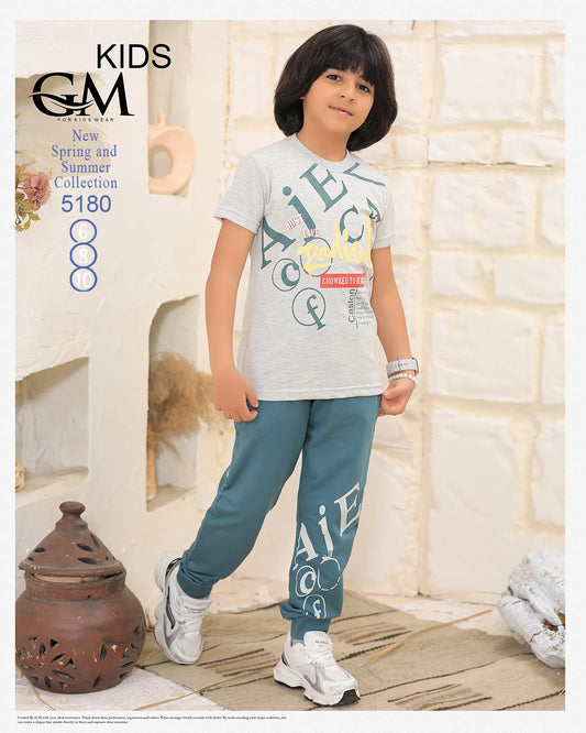 ترينج أولادي صيفي قطن – موديل 5180 من GM Kids