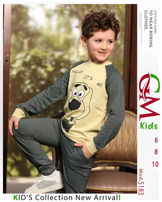 ترينج أولادي صيفي قطن – موديل 5183 من GM Kids