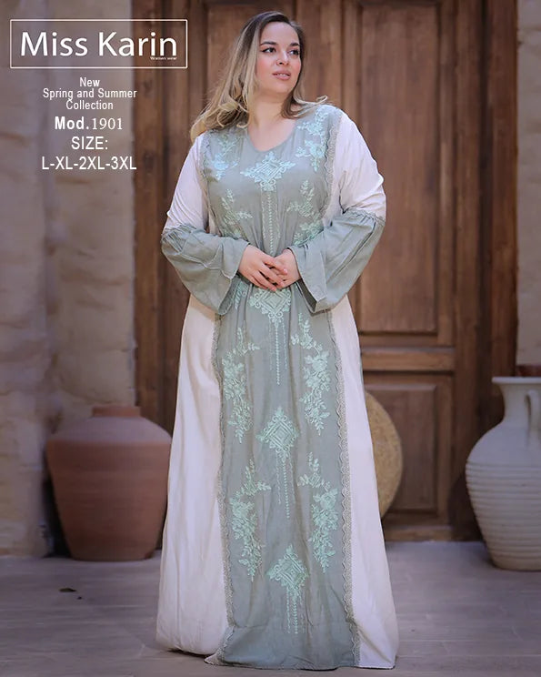 عباية استقبال نسائية مطرزة أنيقة – Miss Karin موديل 1901