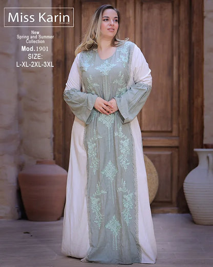عباية استقبال نسائية مطرزة أنيقة – Miss Karin موديل 1901