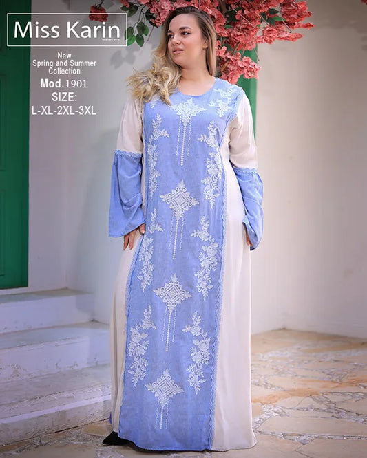 عباية استقبال نسائية مطرزة أنيقة – Miss Karin موديل 1901
