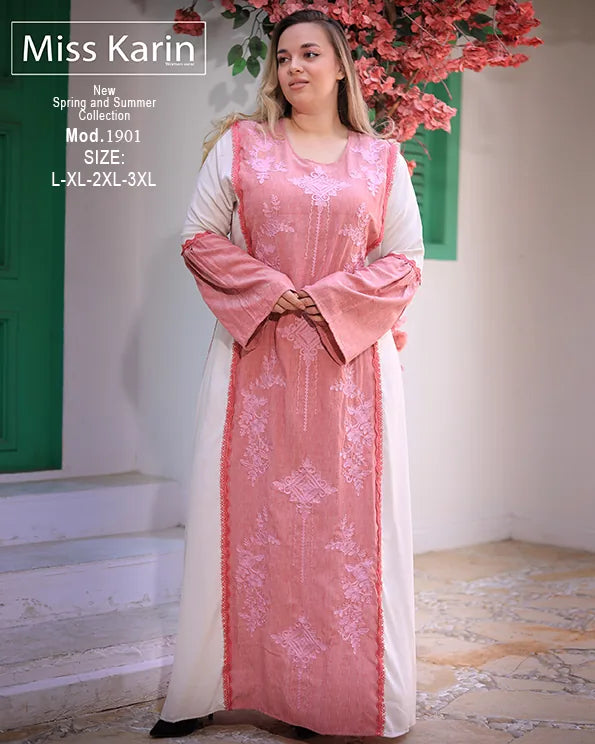 عباية استقبال نسائية مطرزة أنيقة – Miss Karin موديل 1901