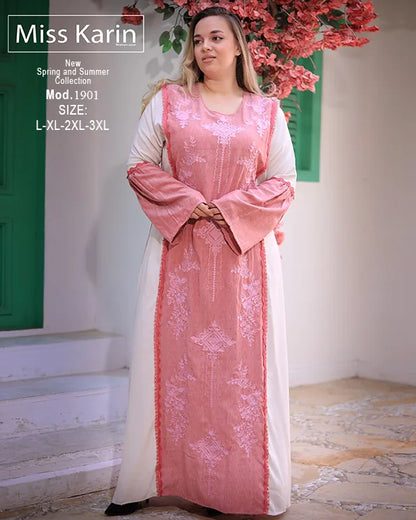 عباية استقبال نسائية مطرزة أنيقة – Miss Karin موديل 1901