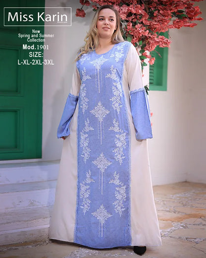 عباية استقبال نسائية مطرزة أنيقة – Miss Karin موديل 1901