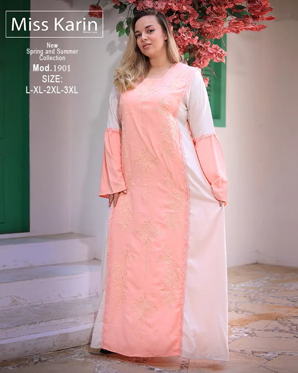 عباية استقبال نسائية مطرزة أنيقة – Miss Karin موديل 1901
