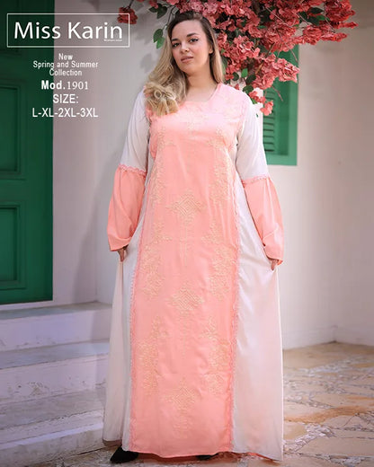 عباية استقبال نسائية مطرزة أنيقة – Miss Karin موديل 1901