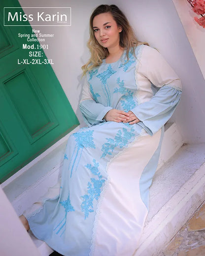 عباية استقبال نسائية مطرزة أنيقة – Miss Karin موديل 1901