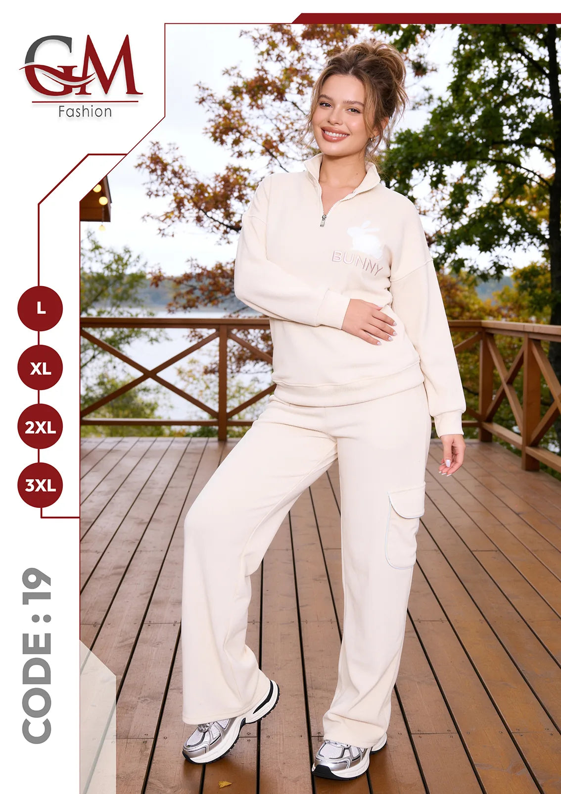 ترنج حريمى شتوى قطيفة - موديل 19- GM Fashion
