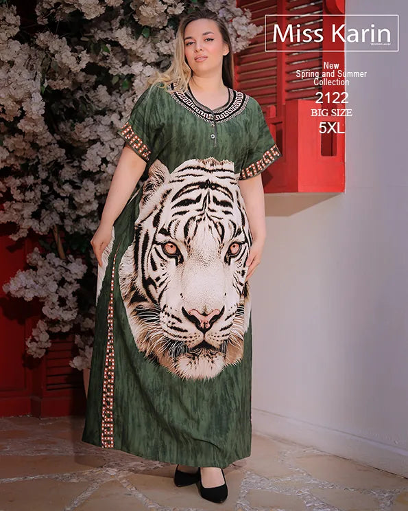 دريس حريمي صيفي بيتي Big Size خامة فسكوز – موديل 2122