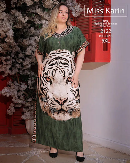 دريس حريمي صيفي بيتي Big Size خامة فسكوز – موديل 2122