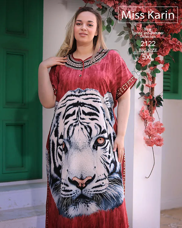 دريس حريمي صيفي بيتي Big Size خامة فسكوز – موديل 2122