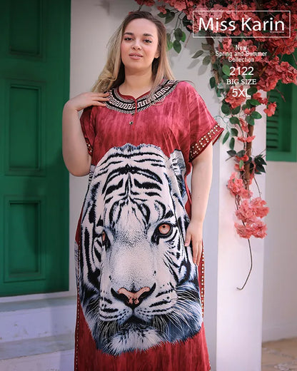 دريس حريمي صيفي بيتي Big Size خامة فسكوز – موديل 2122