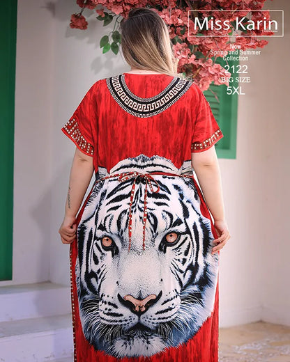 دريس حريمي صيفي بيتي Big Size خامة فسكوز – موديل 2122