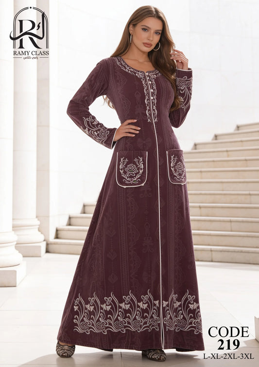 جلابية حريمي مطرزة – Ramy class 219