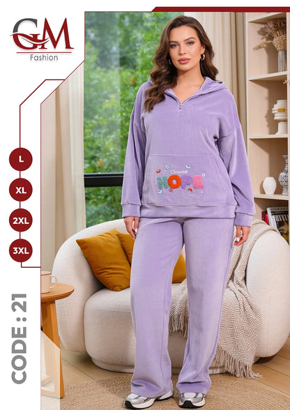 ترينج حريمى هودى موديل 21 - GM Fashion