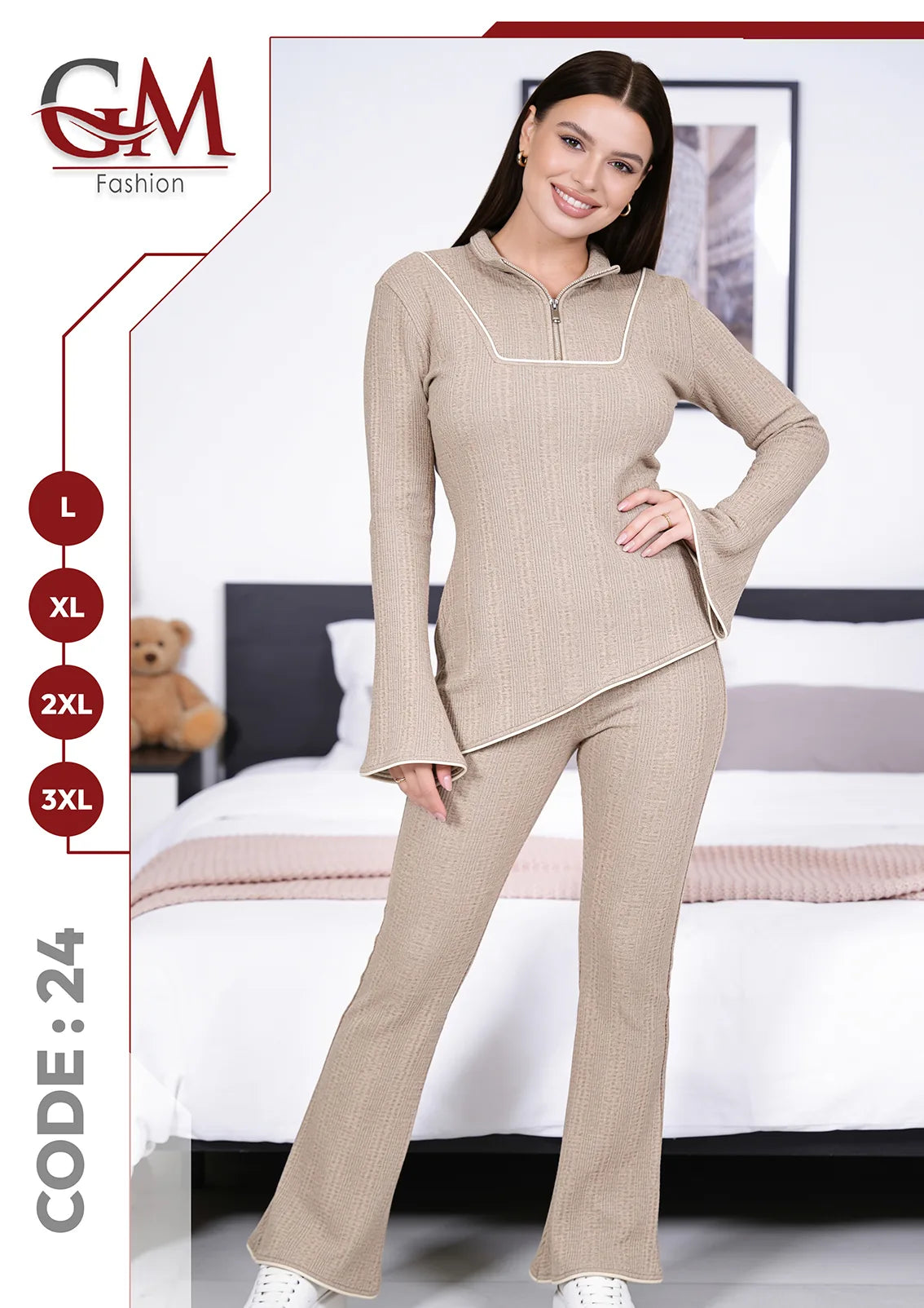 ترينج حريمى شتوى - موديل 24 - GM Fashion
