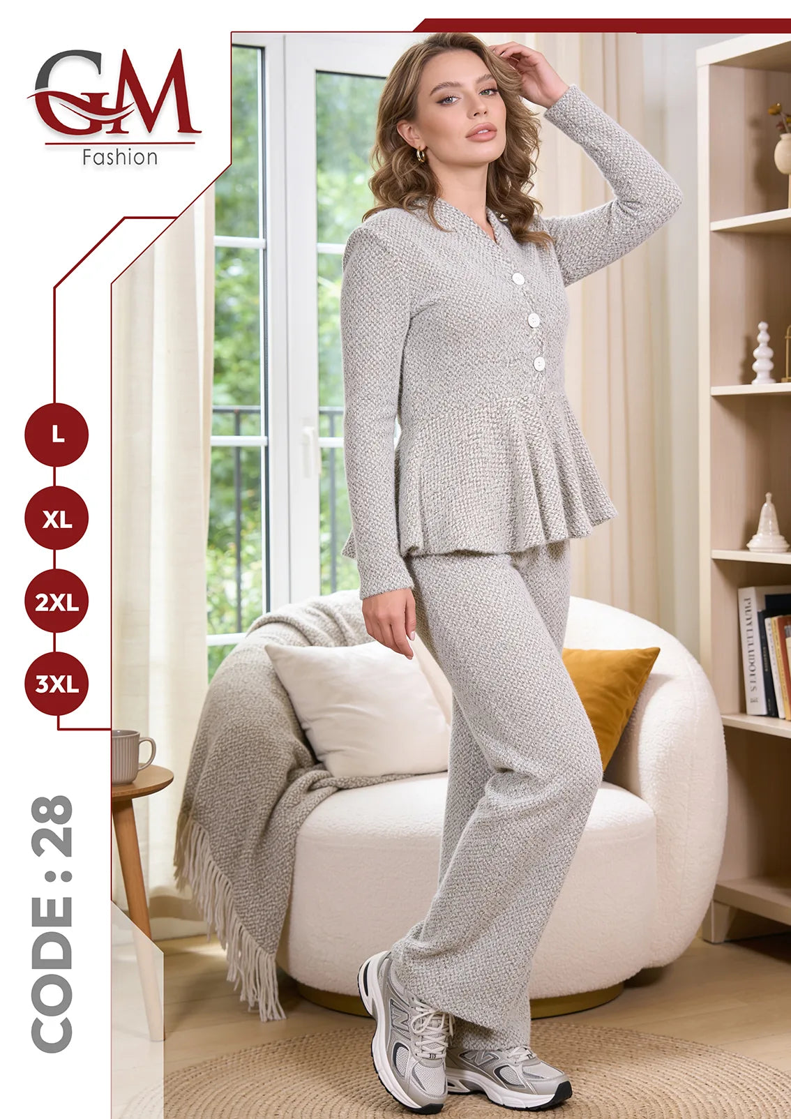 ترنج حريمى شتوى موديل 28 GM Fashion