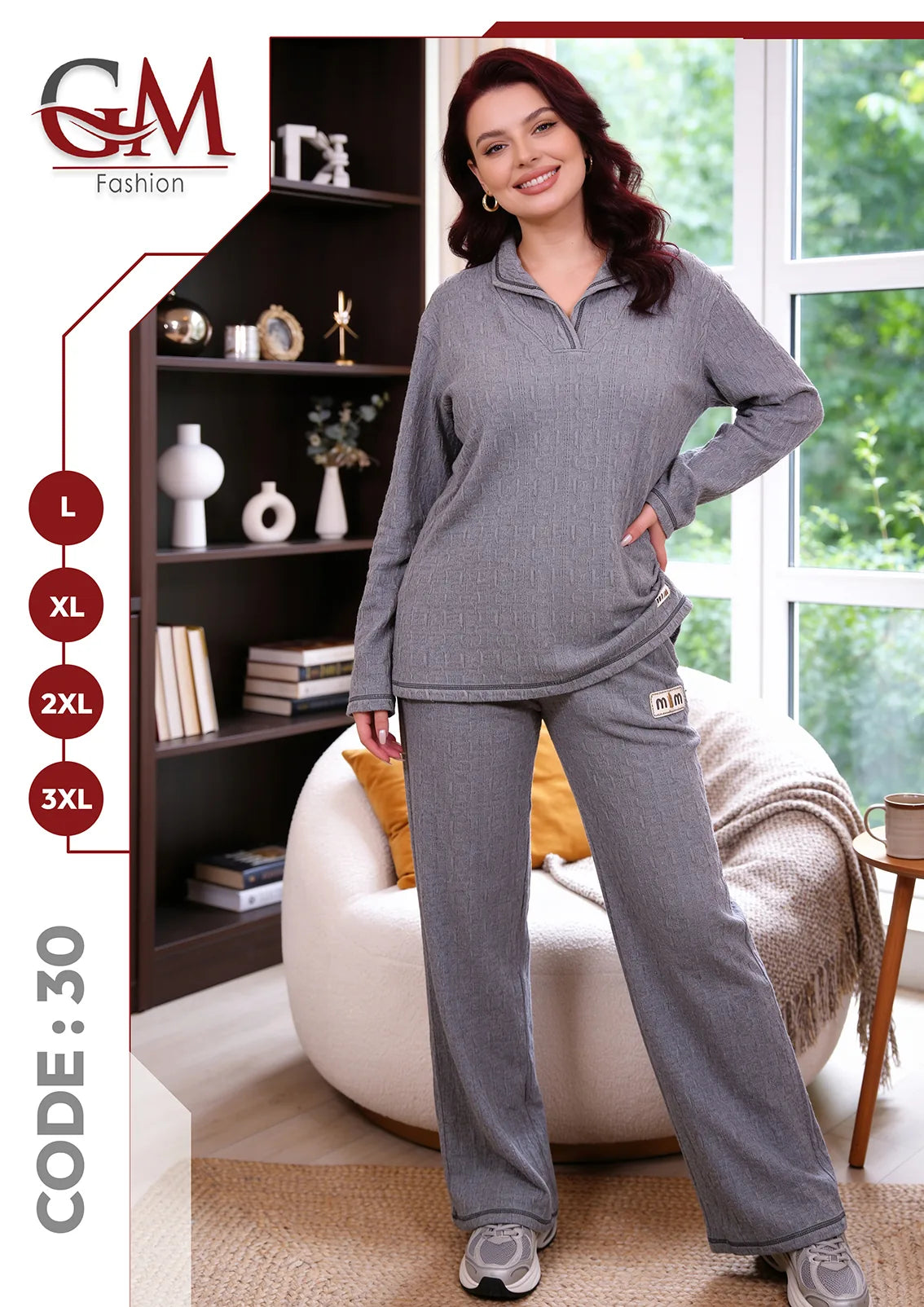 ترنج شتوى حريمى لياقة - موديل 30 - GM Fashion