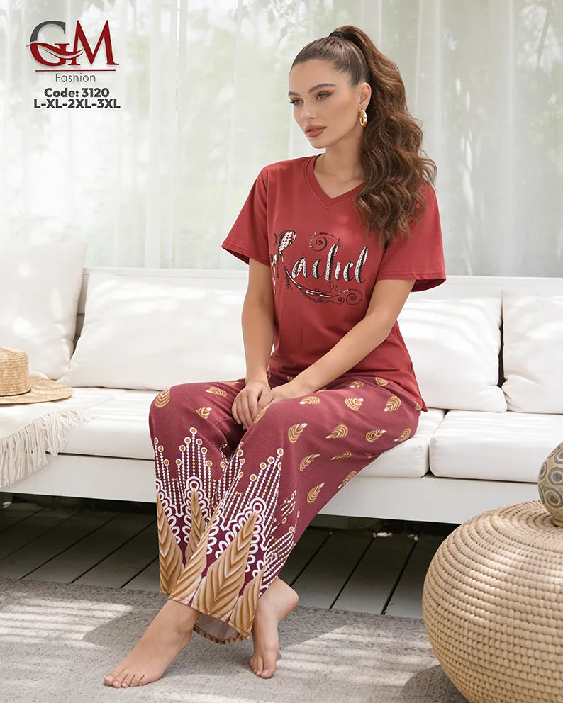 بيجامة حريمي صيفي Rachel – GM Fashion موديل 3120