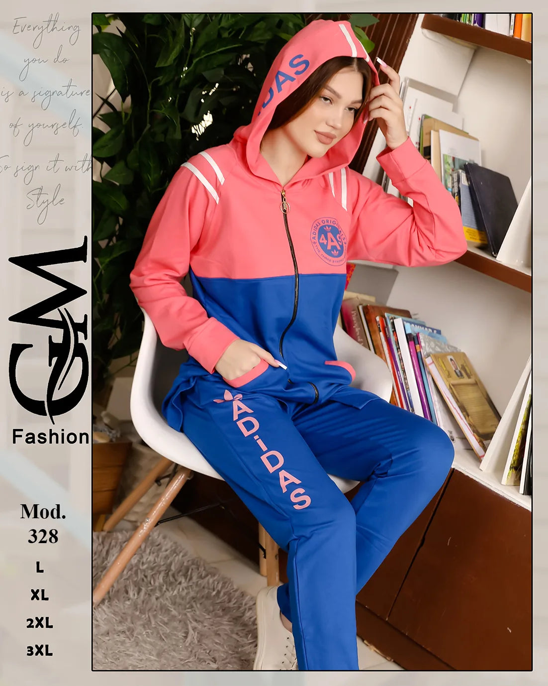 طقم شتوي حريمي قطعتين قطيفة مبطن – موديل 328 | GM Fashion