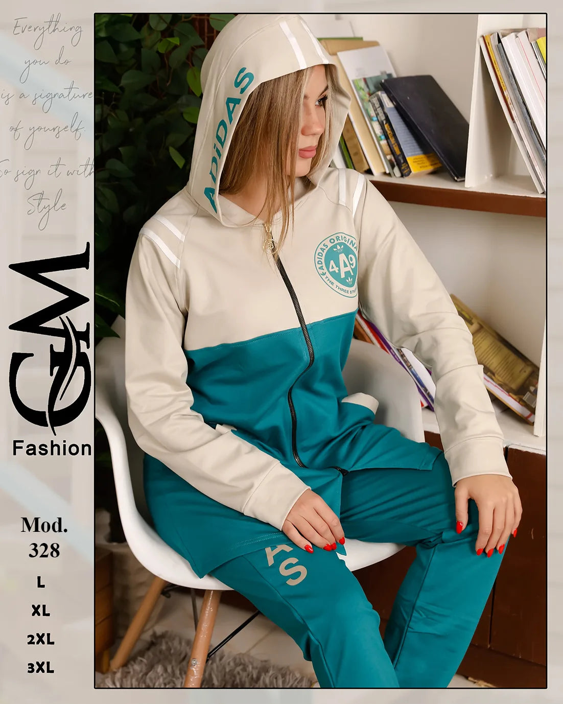طقم شتوي حريمي قطعتين قطيفة مبطن – موديل 328 | GM Fashion