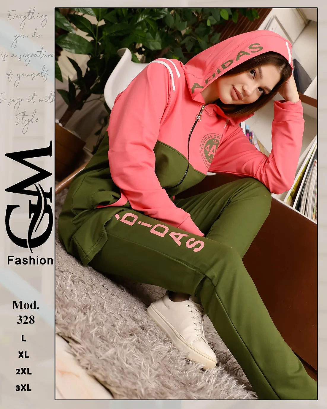 طقم شتوي حريمي قطعتين قطيفة مبطن – موديل 328 | GM Fashion