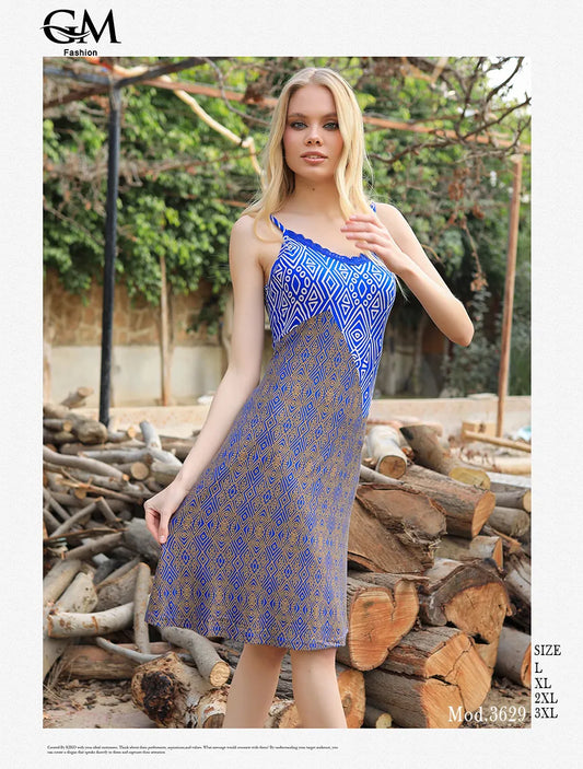 كاش مايوه حريمي قصير بحمالات – موديل 3629 من GM Fashion