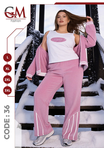 ترنج حريمى رياضى شتوى - موديل 36 - GM Fashion