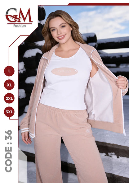 ترنج حريمى رياضى شتوى - موديل 36 - GM Fashion