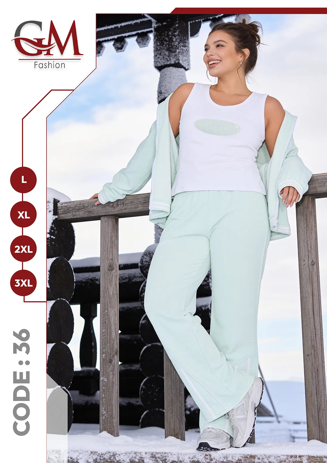 ترنج حريمى رياضى شتوى - موديل 36 - GM Fashion