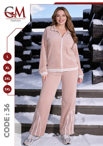 ترنج حريمى رياضى شتوى - موديل 36 - GM Fashion