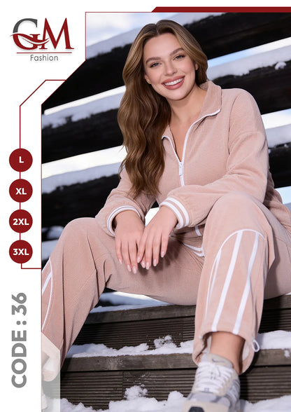 ترنج حريمى رياضى شتوى - موديل 36 - GM Fashion