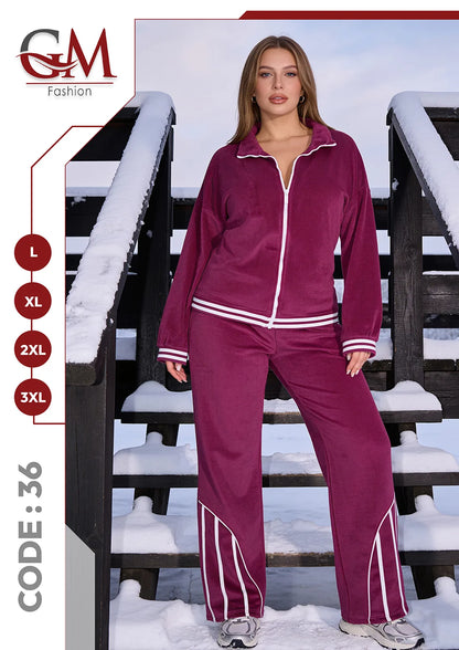 ترنج حريمى رياضى شتوى - موديل 36 - GM Fashion
