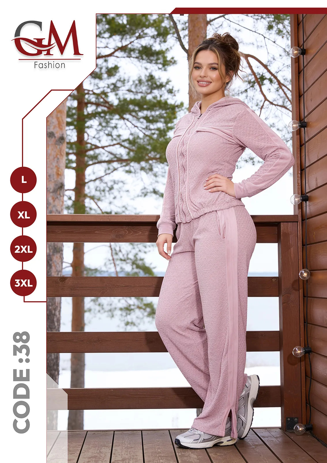 ترنج شتوى بغطاء الرأس - موديل 38 - GM Fashion