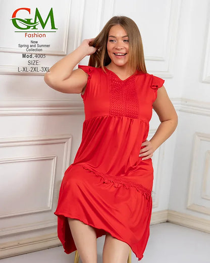 قميص نوم حريمي صيفي مريح | GM Fashion موديل 4005