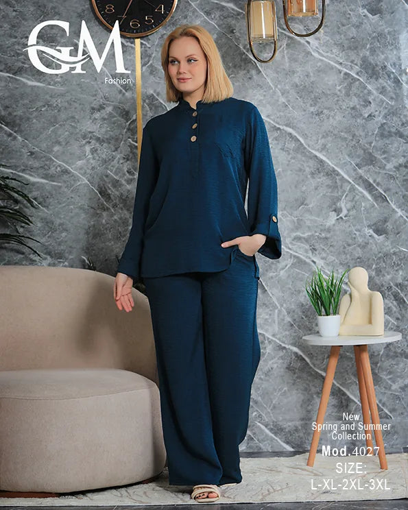 ترينج حريمي شيك مريح بخامة صيفي | GM Fashion موديل 4027
