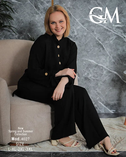 ترينج حريمي شيك مريح بخامة صيفي | GM Fashion موديل 4027