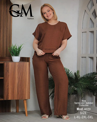 ترينج حريمي كاجوال مريح صيفي | GM Fashion موديل 4029